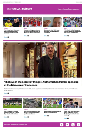 Cover of Euronews Culture and Sport Compiled Edition