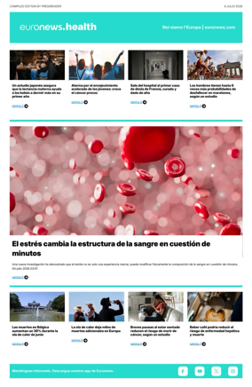 Cover of Euronews Health (Spanish) Compiled Edition