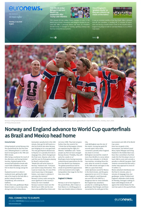 Cover of Euronews World Cup