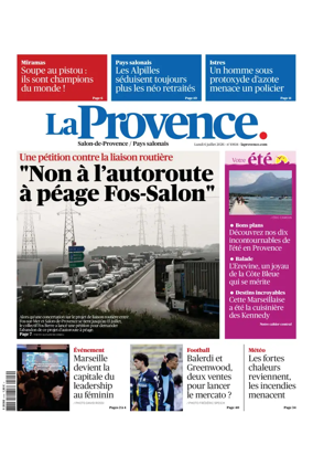Cover of La Provence Salon-de-Provence / Pays salonais