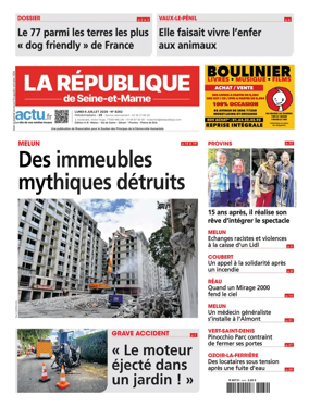 Cover of La Republique de Seine-et-Marne (Edition A-B)