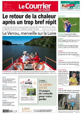 Cover of Le Courrier de l’Ouest (Angers)