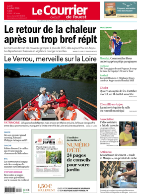 Cover of Le Courrier de l’Ouest (Cholet)