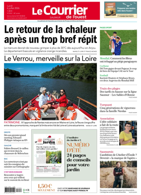 Cover of Le Courrier de l’Ouest (Saumur)