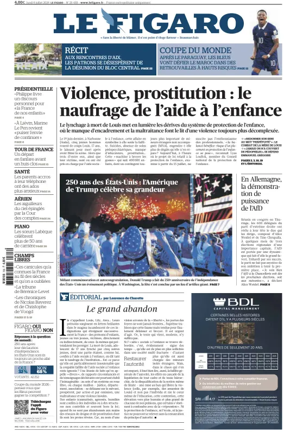 Cover of Le Figaro