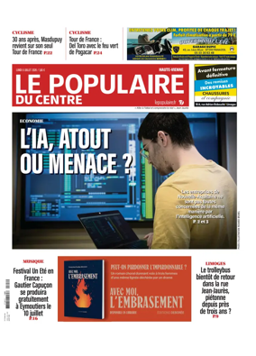 Cover of Le Populaire du Centre (Haute-Vienne)