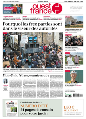 Cover of Ouest France (Caen - Bayeux - Falaise - Vire)