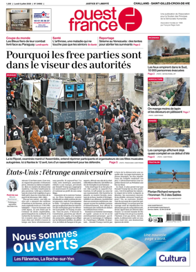Cover of Ouest France (Challans / Saint-Gilles-Croix-de-Vie)