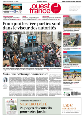 Cover of Ouest France (Nantes Nord-Loire - Ancenis)