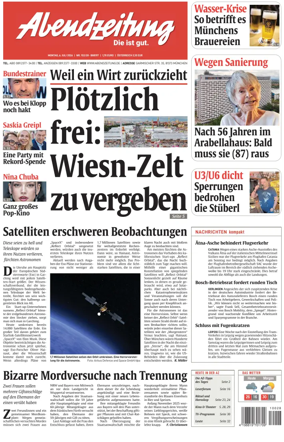 Cover of Abendzeitung Munchen