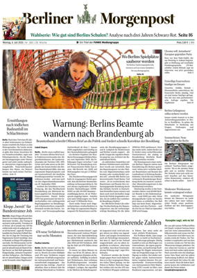 Cover of Berliner Morgenpost