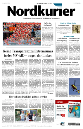 Cover of Demminer Zeitung