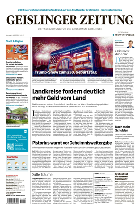 Cover of Geislinger Zeitung