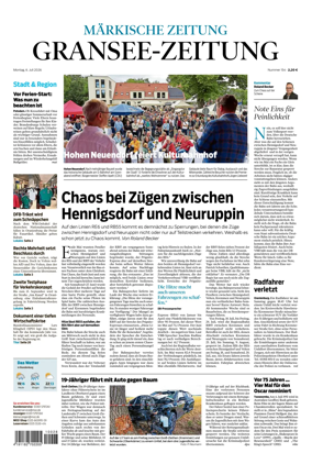 Cover of Gransee-Zeitung