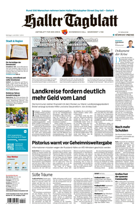 Cover of Haller Tagblatt