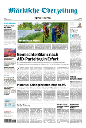 Cover of Markische Oderzeitung Erkner