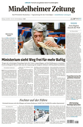 Cover of Mindelheimer Zeitung