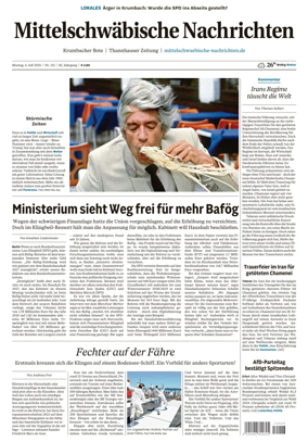 Cover of Mittelschwaebische Nachrichten