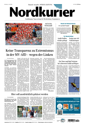 Cover of Muritz-Zeitung