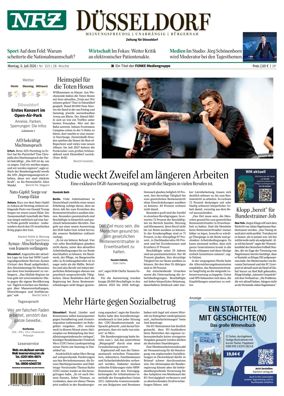 Cover of Neue Rhein Zeitung (Dusseldorf)