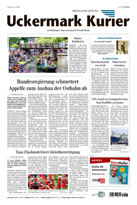 Cover of Prenzlauer Zeitung