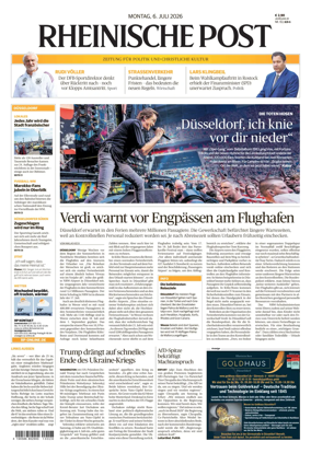 Cover of Rheinische Post – Dusseldorf Stadt