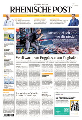 Cover of Rheinische Post Krefeld Kempen