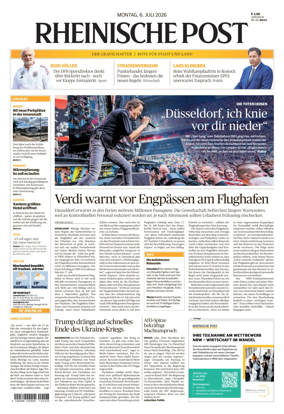 Cover of Rheinische Post - Xanten and Moers