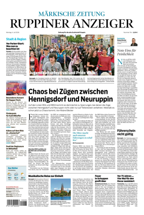 Cover of Ruppiner Anzeiger