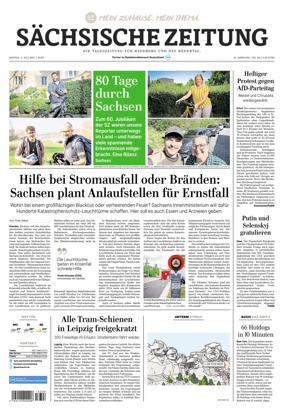 Cover of Sachsische Zeitung (Rodertal)