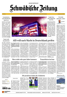 Cover of Schwabische Zeitung (Alb-Donau)