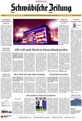 Cover of Schwabische Zeitung (Biberach)
