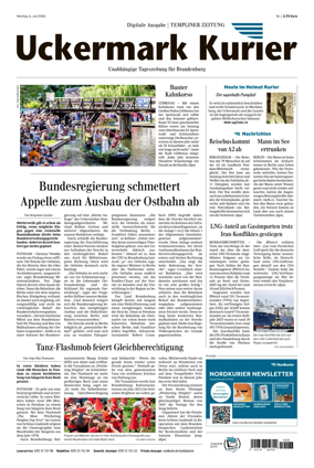 Cover of Templiner Zeitung