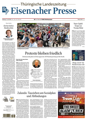Cover of Thuringische Landeszeitung (Eisenach)