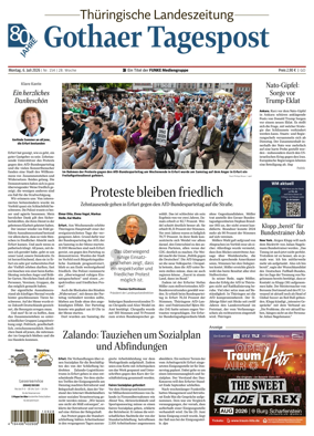 Cover of Thuringische Landeszeitung (Gotha)