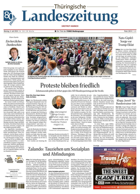 Cover of Thuringische Landeszeitung (Unstrut-Hainich-Kreis)
