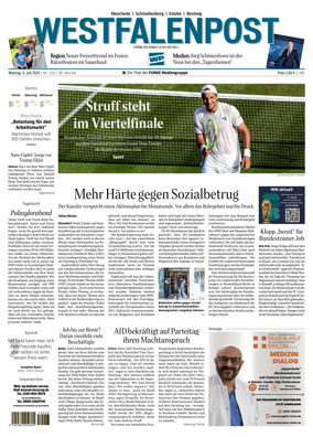 Cover of Westfalenpost (Meschede)