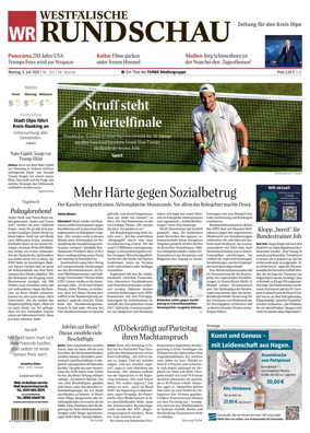 Cover of Westfalische Rundschau (Olpe)