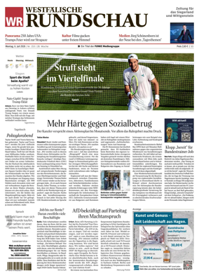 Cover of Westfalische Rundschau (Siegen)