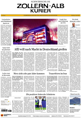 Cover of Zollern-Alb-Kurier (Balingen)