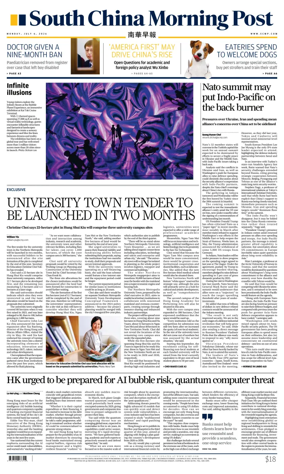 Cover of South China Morning Post