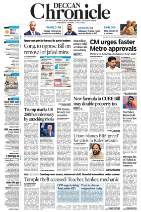 Cover of Deccan Chronicle