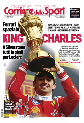 Cover of Corriere dello Sport