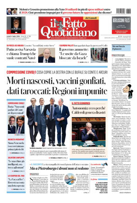 Cover of Il Fatto Quotidiano