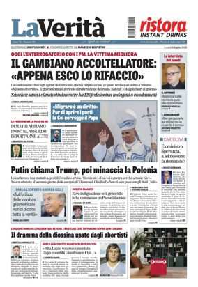 Cover of La Verita (Italia)