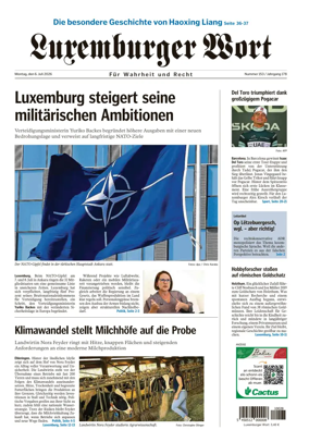Cover of Luxemburger Wort