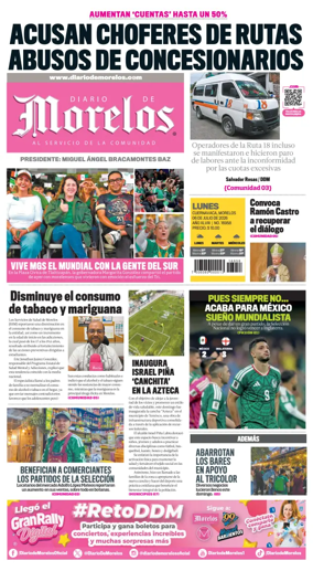 Cover of Diario de Morelos
