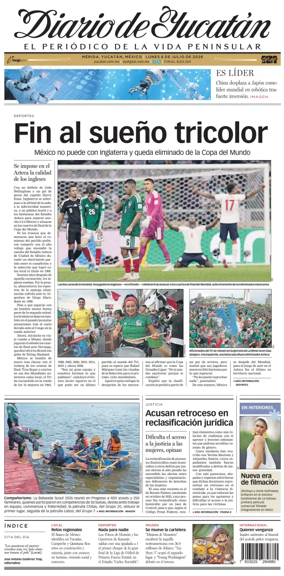 Cover of Diario de Yucatan