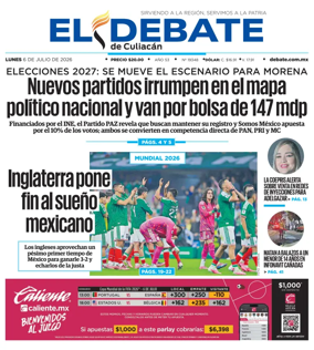 Cover of El Debate de Culiacan