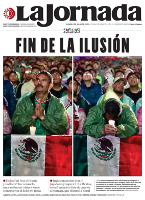 Cover of La Jornada